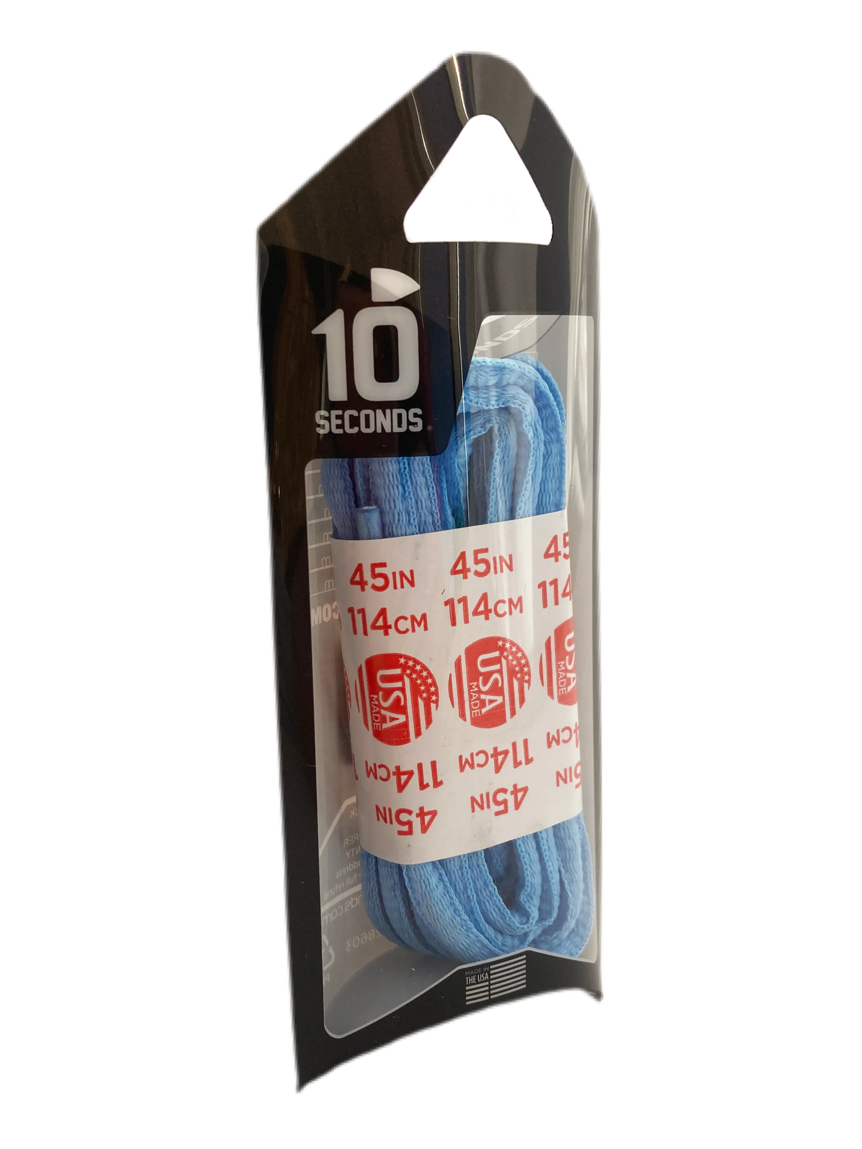 10 Seconds ® Athletic Oval Laces | Carolina Blue