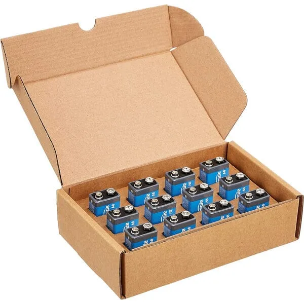 12-Pack: 9 Volt High-Performance Lithium Batteries