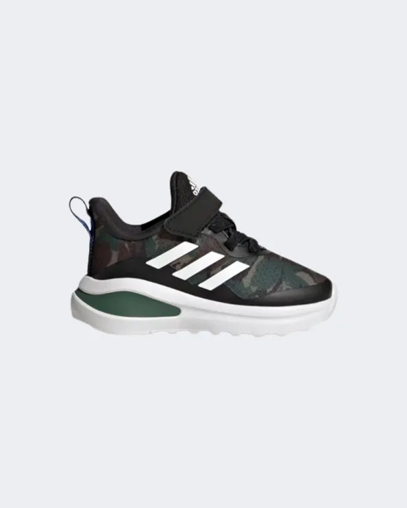 Adidas Fortarun Infant-Boys Running Shoes Black/Green Gv9478