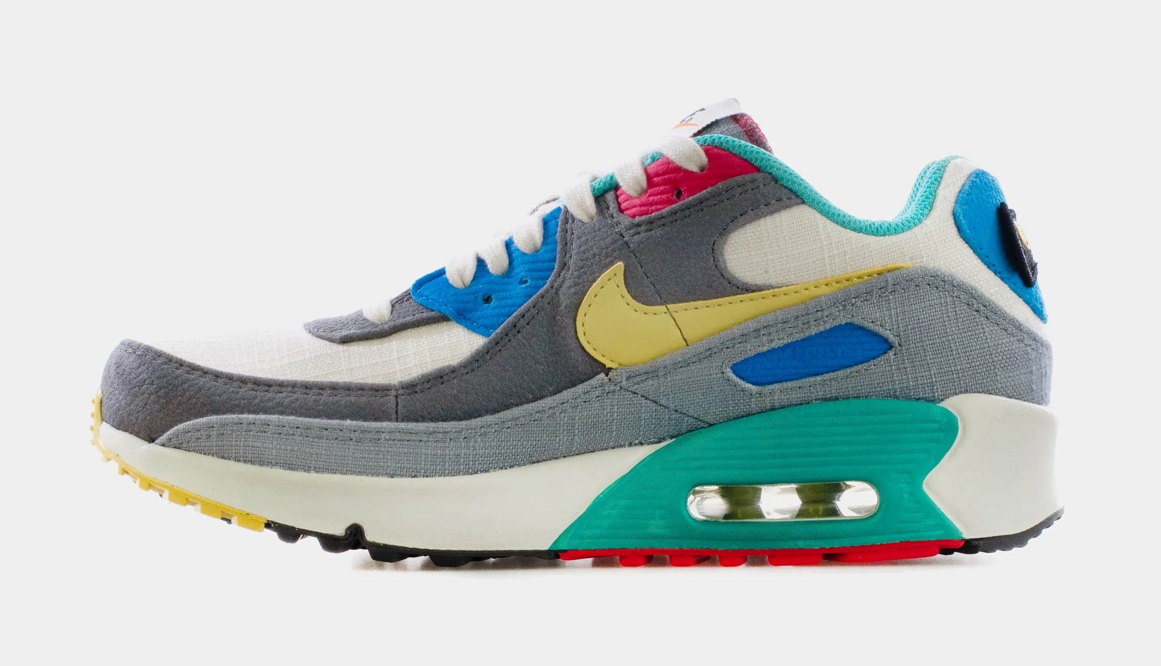 Air Max 90 Air Sprung Grade School Lifestyle Shoes (Grey/Multi)