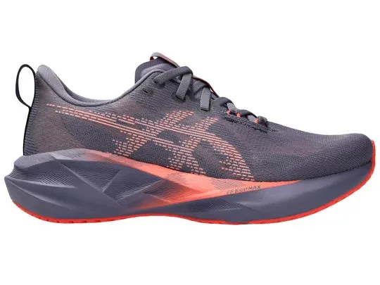 Asics | Novablast 5 | Women's | Greyish Purple/Coral Reef