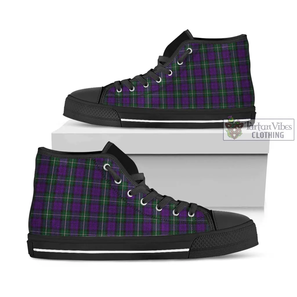 Baillie Highland Society Tartan High Top Shoes