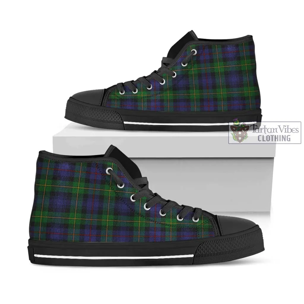 Baillie Tartan High Top Shoes