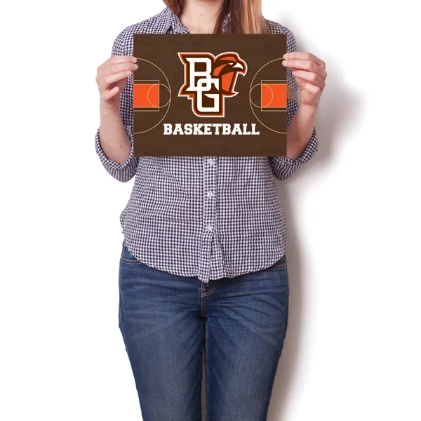 BGSU Falcons - Basketball Court Poster