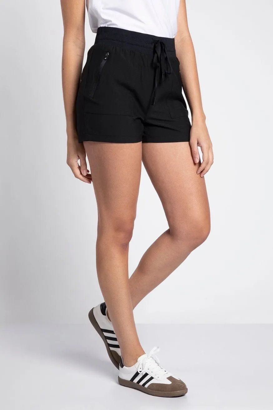 Black Sue Athletic Shorts by Thread & Supply Recreation - Stylish Performance for Active Lifestyles