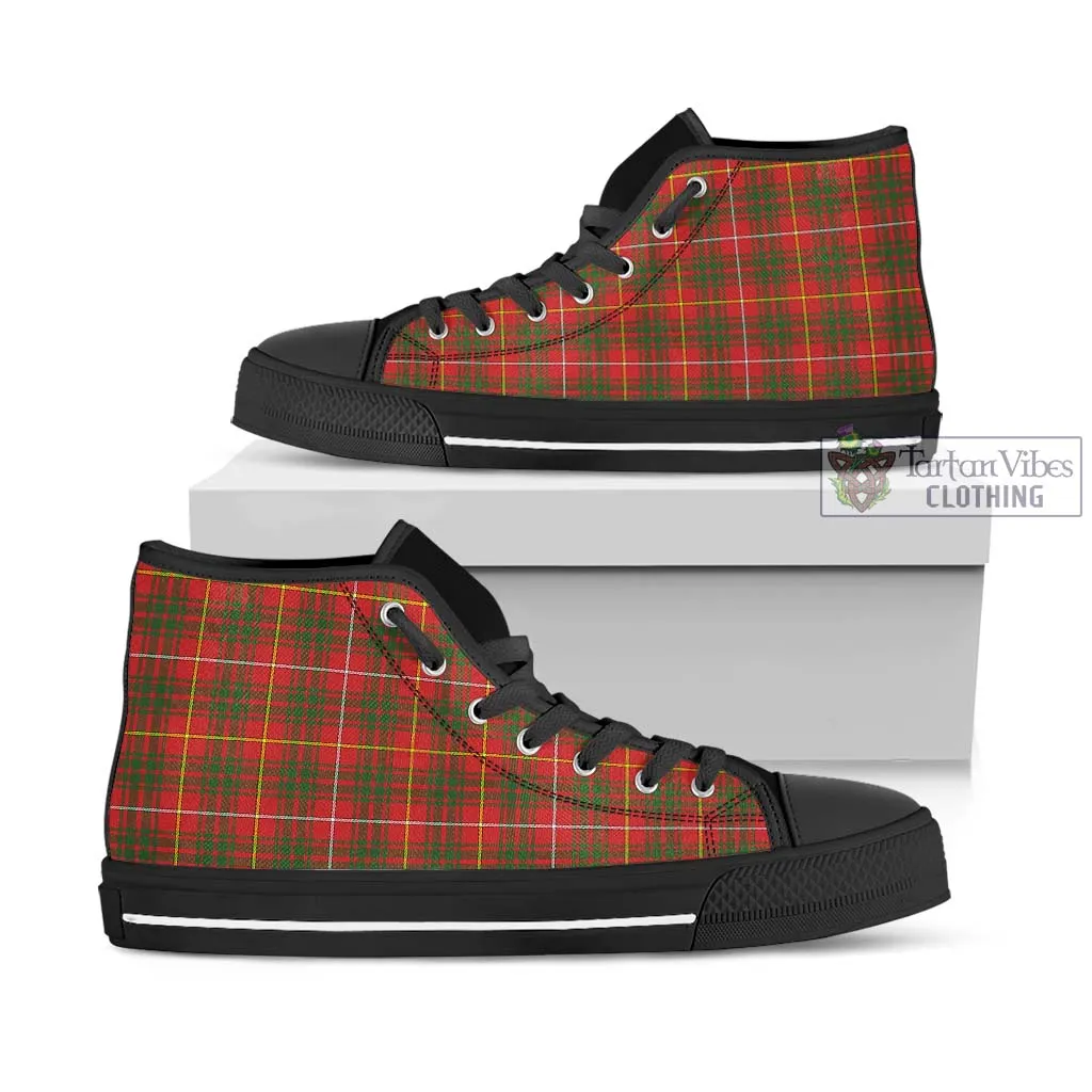 Bruce County Canada Tartan High Top Shoes