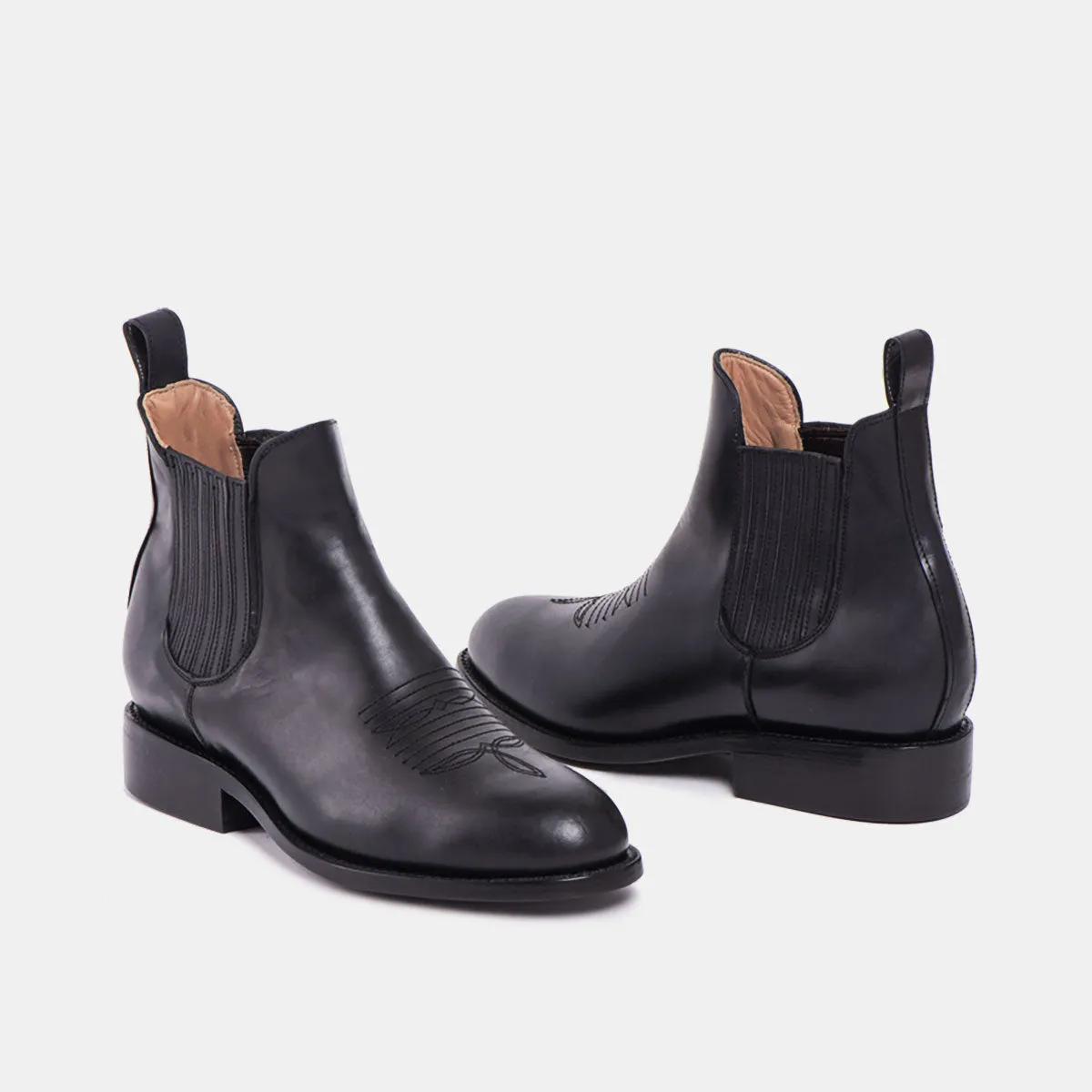 CARLOS Charro Boot Black