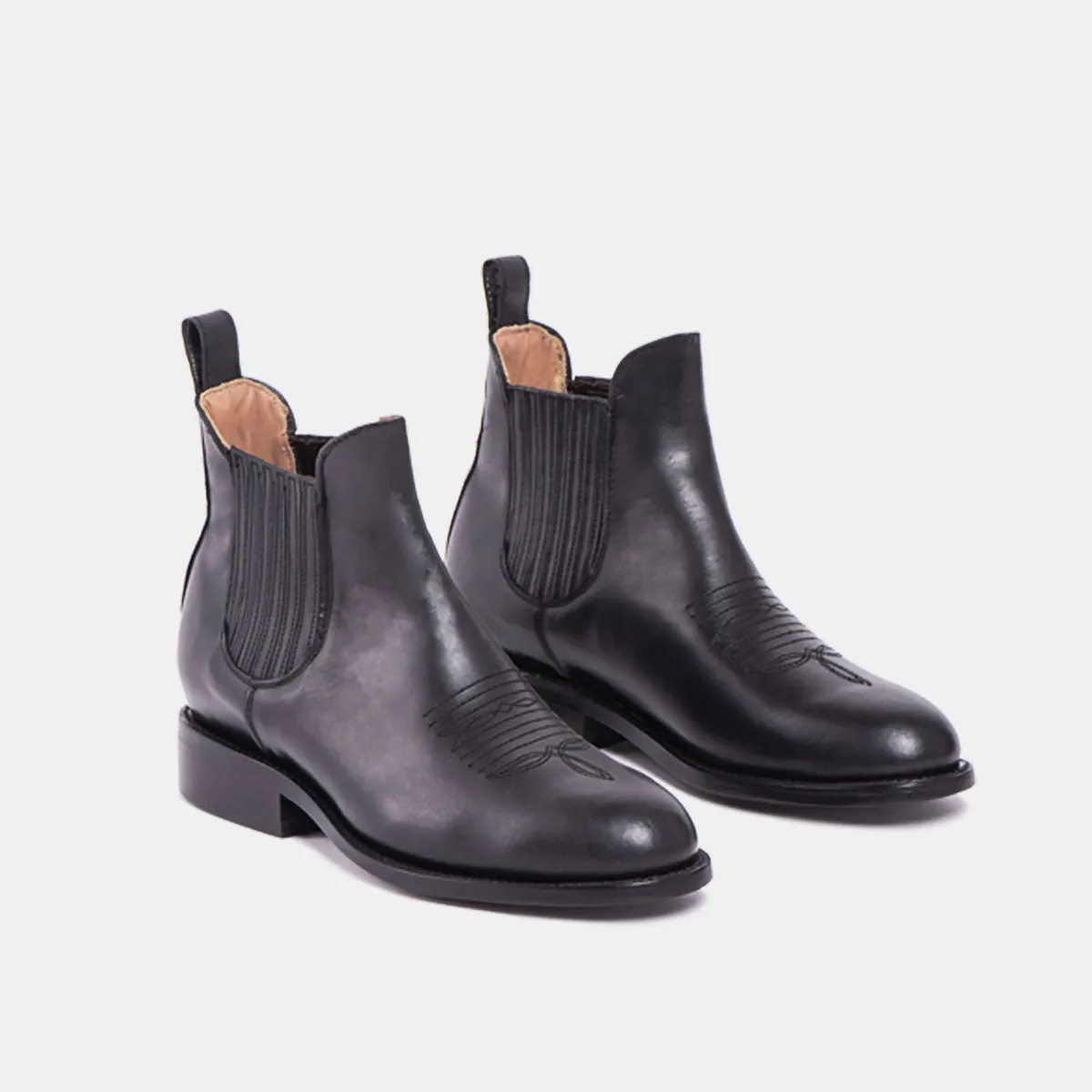 CARLOS Charro Boot Black