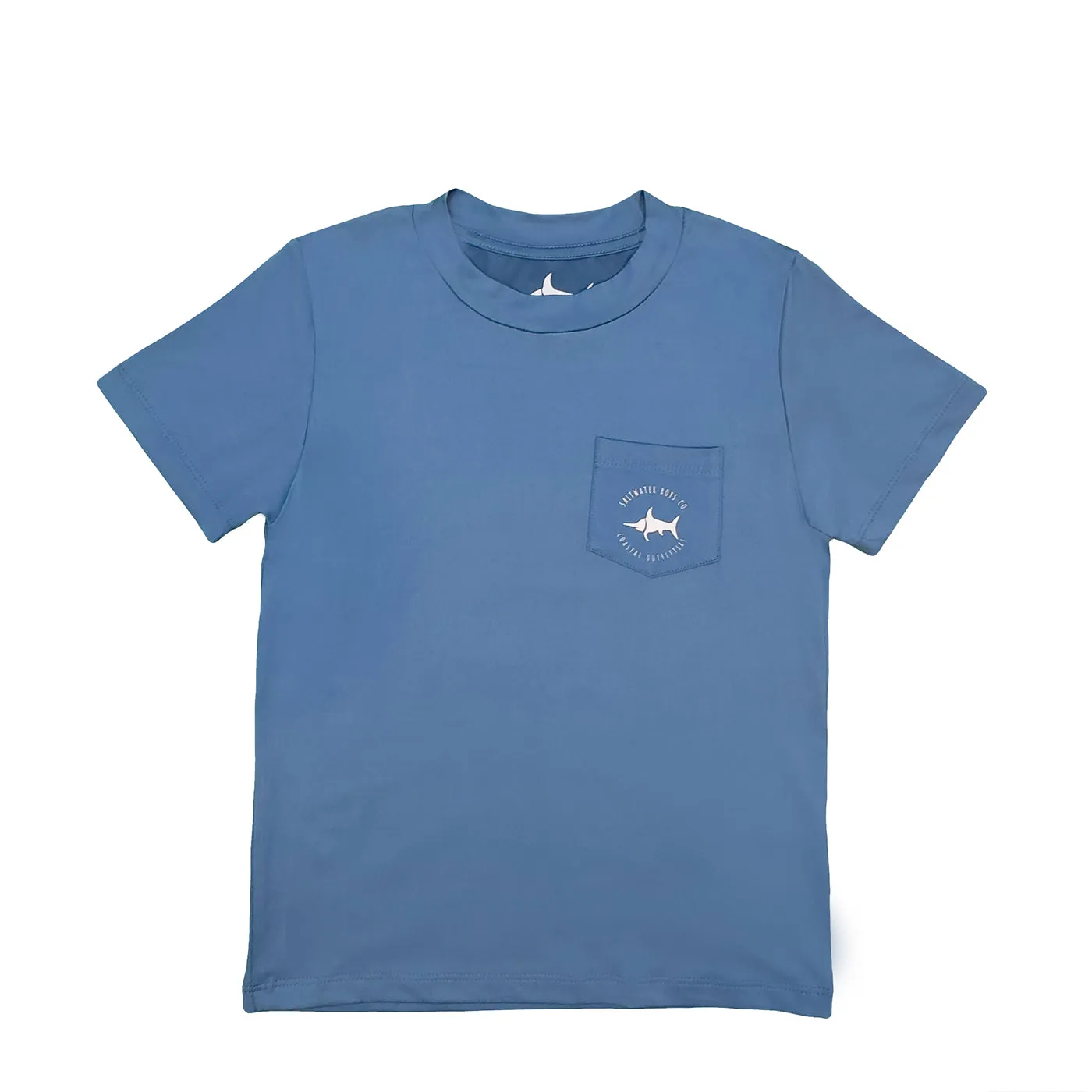 Crab Performance Tee- Blue