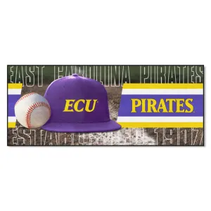 East Carolina Pirates Baseball Runner Rug - 30in. x 72in.