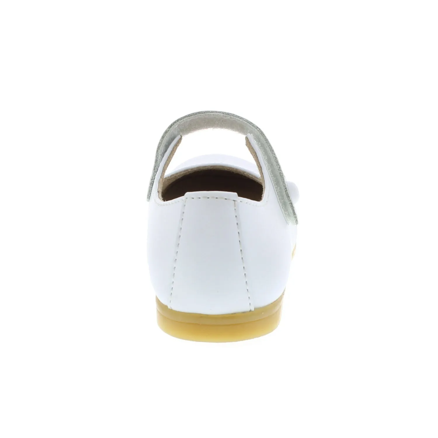 Emma Kid's Mary Jane Shoe - White Leather