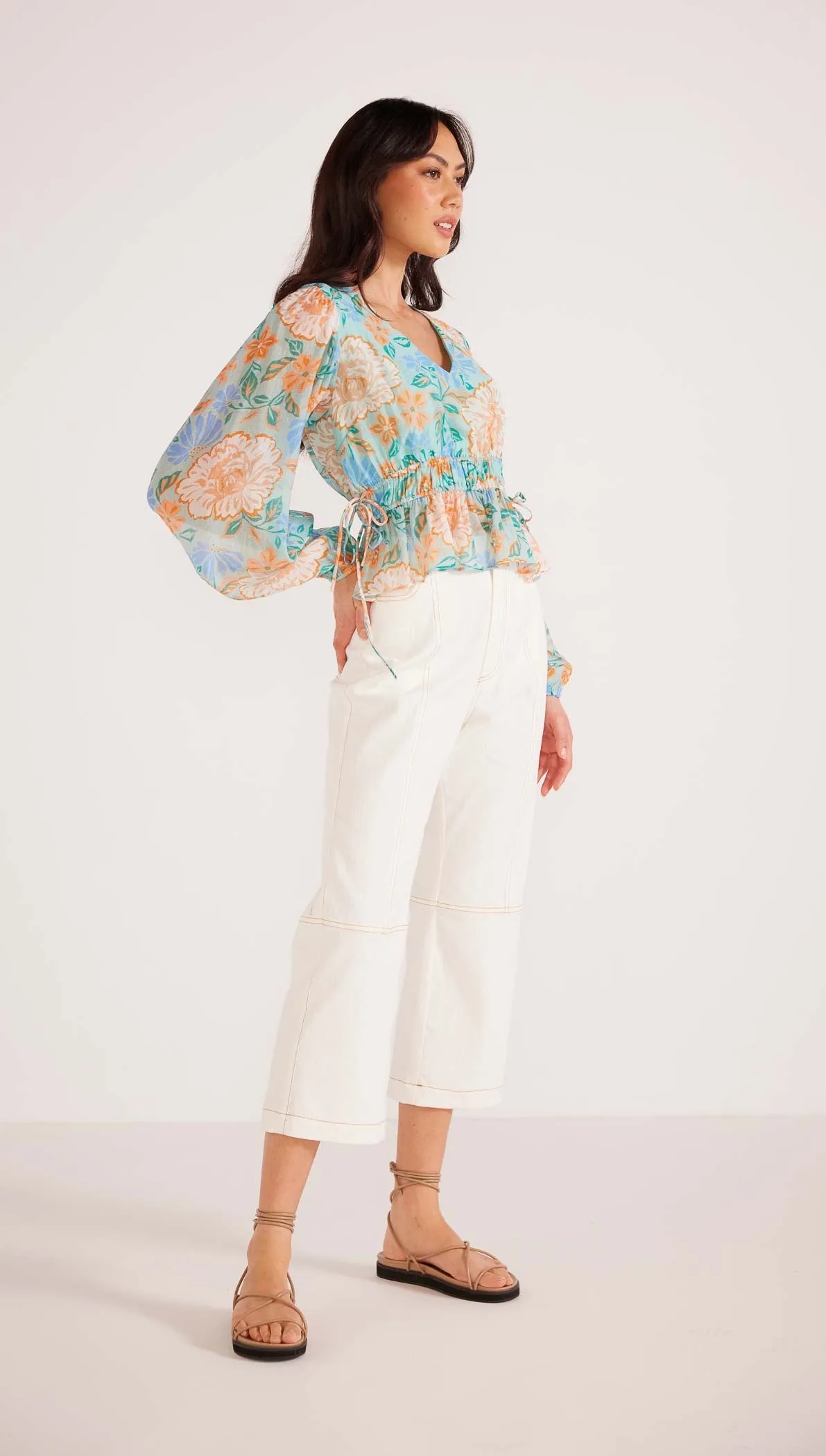 Evelyn Wrap Blouse