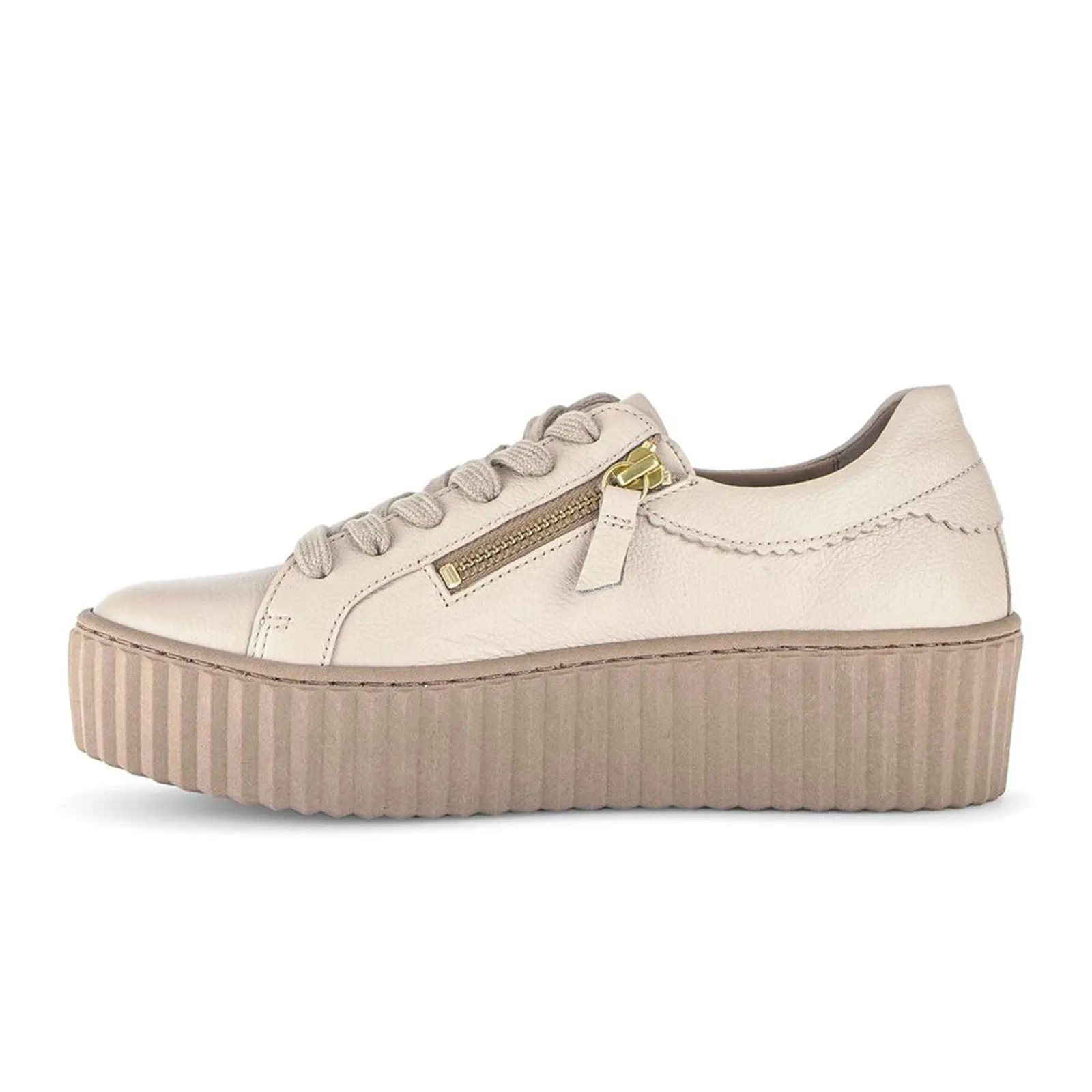 Gabor 23200 Double Zip Platform Sneaker (Women) - Cervo/Sand