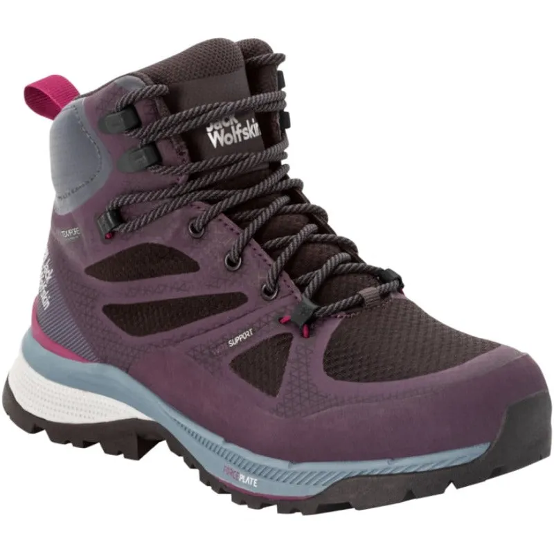 Jack Wolfskin Force Striker Mid Women's Walking Boots - Purple