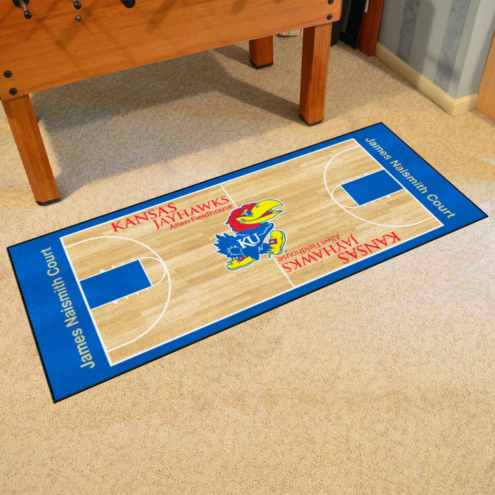 Kansas Jayhawks Court Runner Rug - 30in. x 72in.