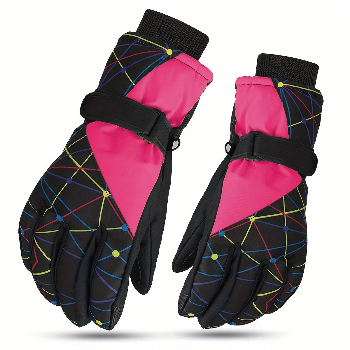 Kids Winter Ski Gloves Waterproof Windproof Warm Outdoor Snowboard gloves