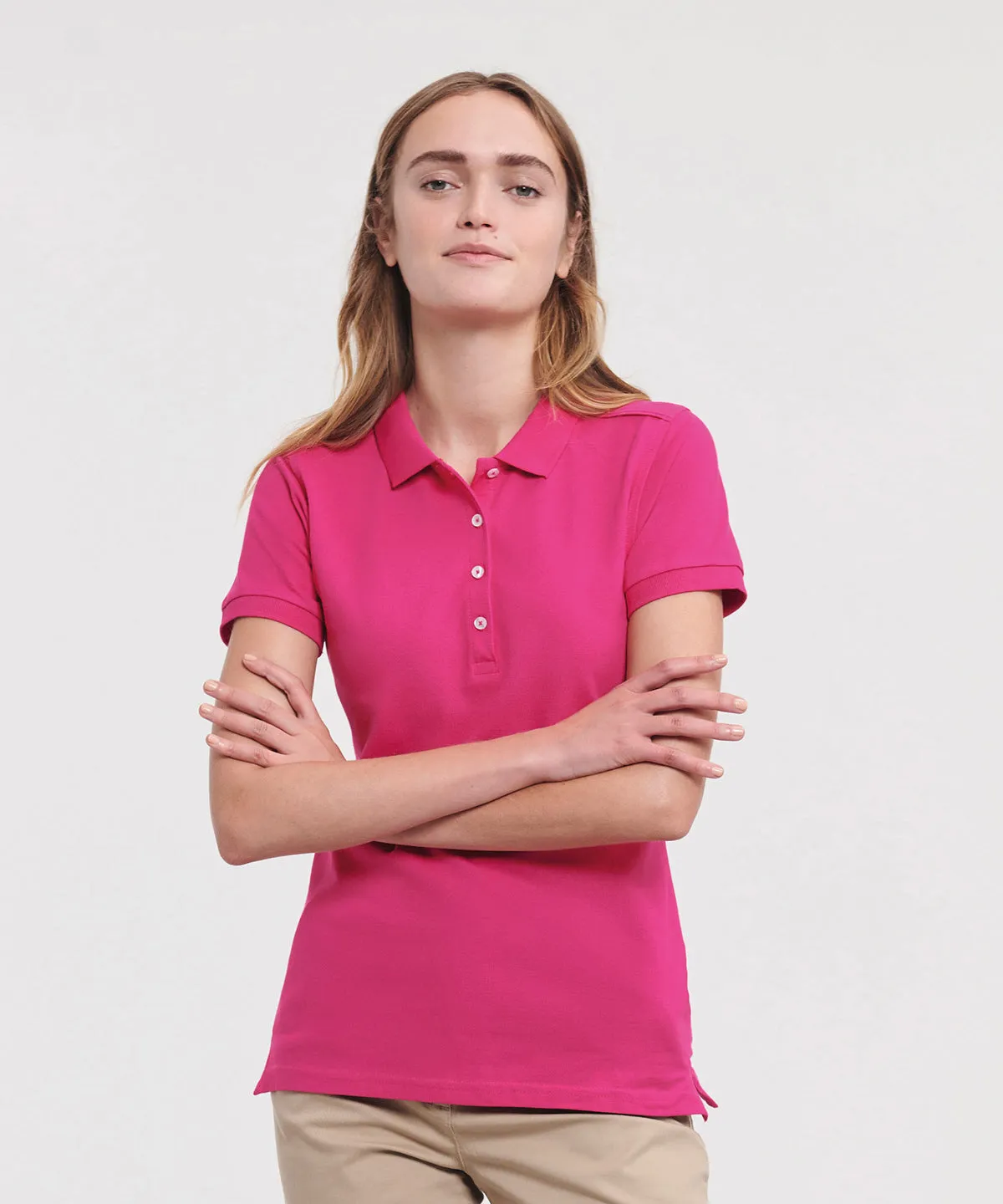 Light Oxford - Women's stretch polo