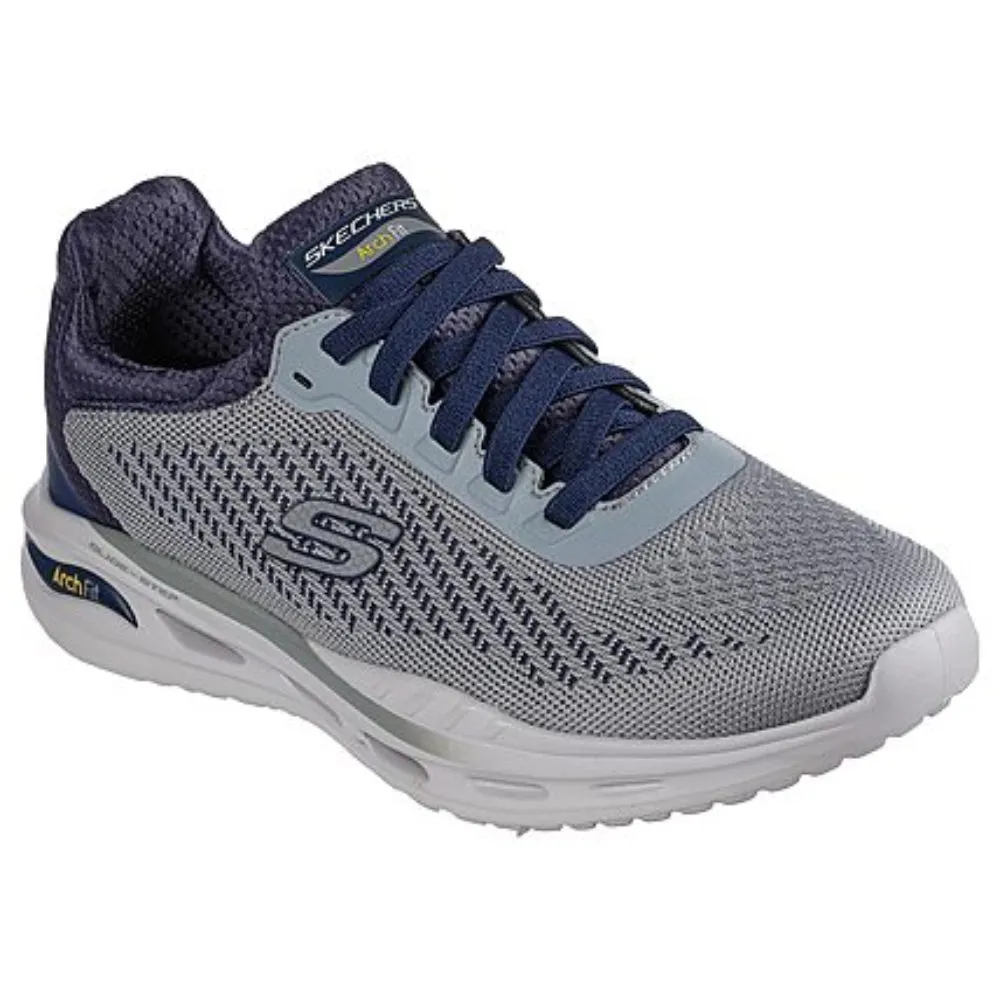 Men's Arch Fit Orvan-Trayver Running Shoe (Gray/Navy)