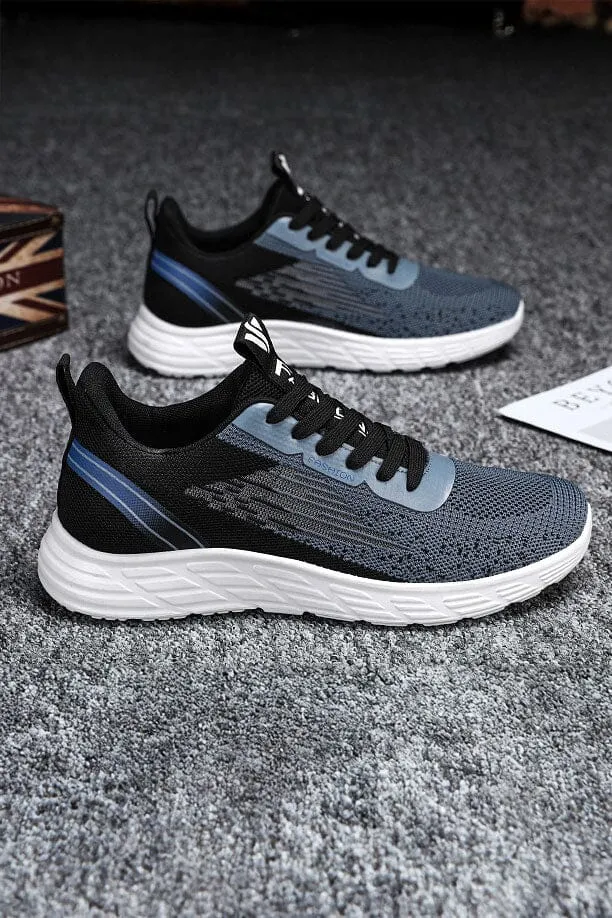 Men's Dynamic Knit Pattern Sneakers