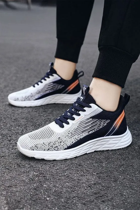 Men's Dynamic Knit Pattern Sneakers