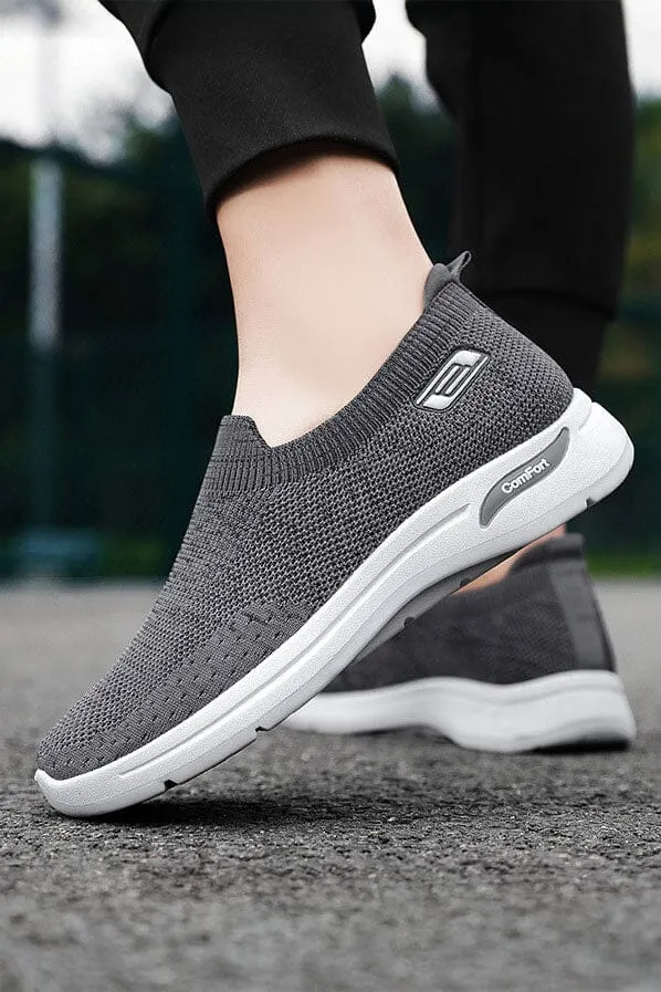 Men's Premium Mesh Upper Slip-On Sneakers