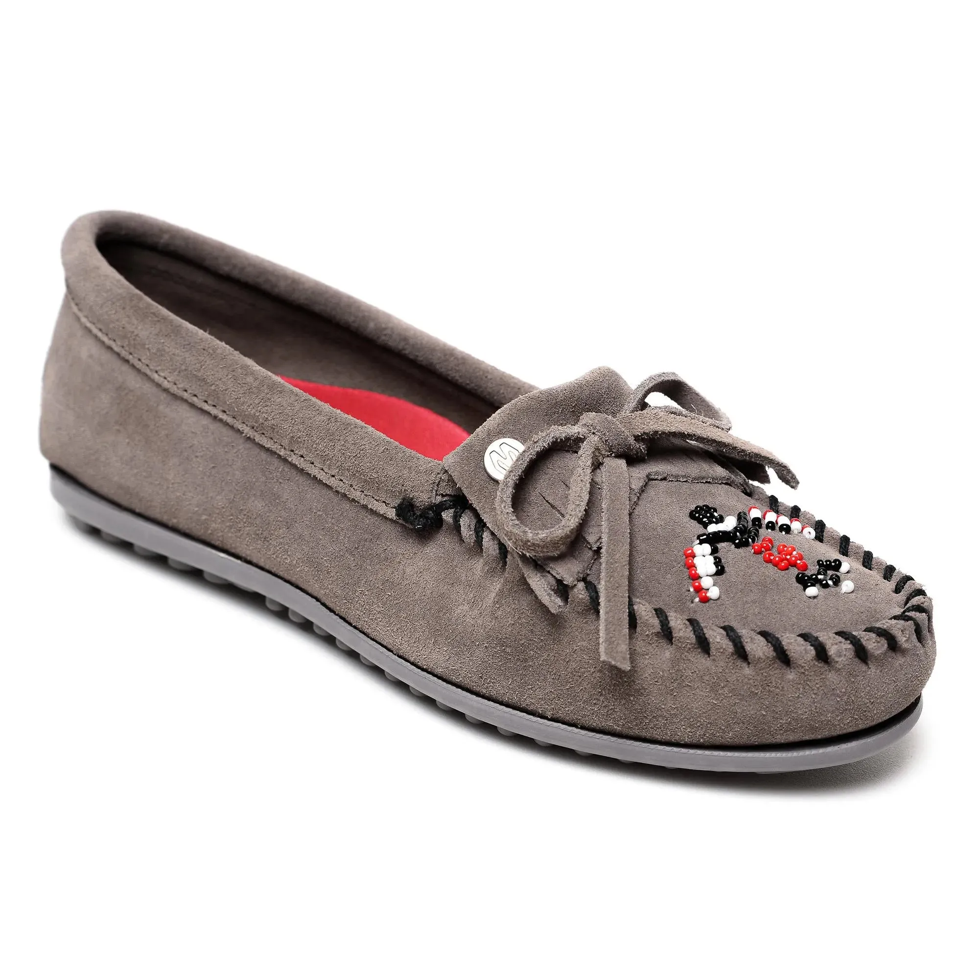 Minnetonka Thunderbird Animikii Hardsole Suede - Womens Moccasin