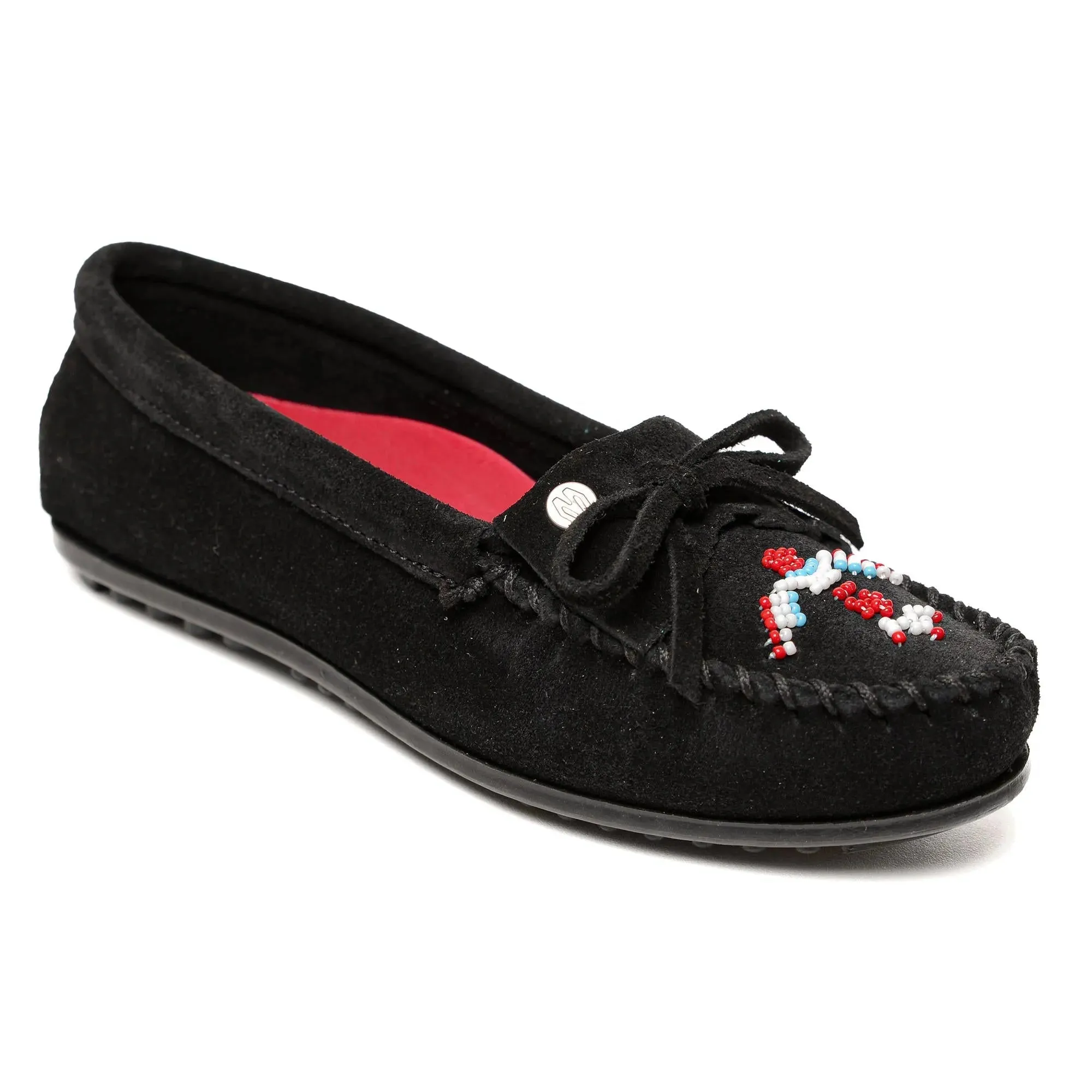 Minnetonka Thunderbird Animikii Hardsole Suede - Womens Moccasin