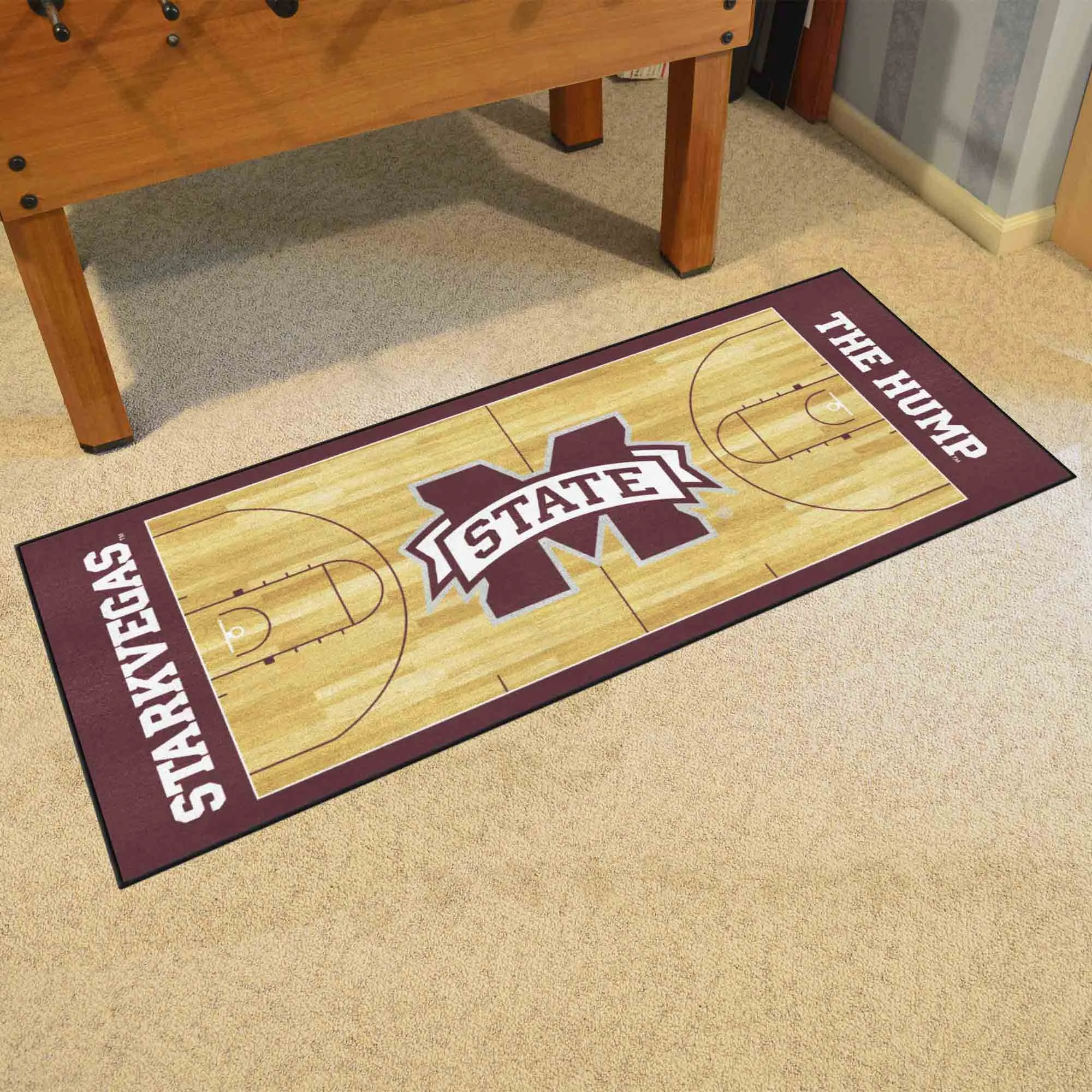 Mississippi State Bulldogs Court Runner Rug - 30in. x 72in.