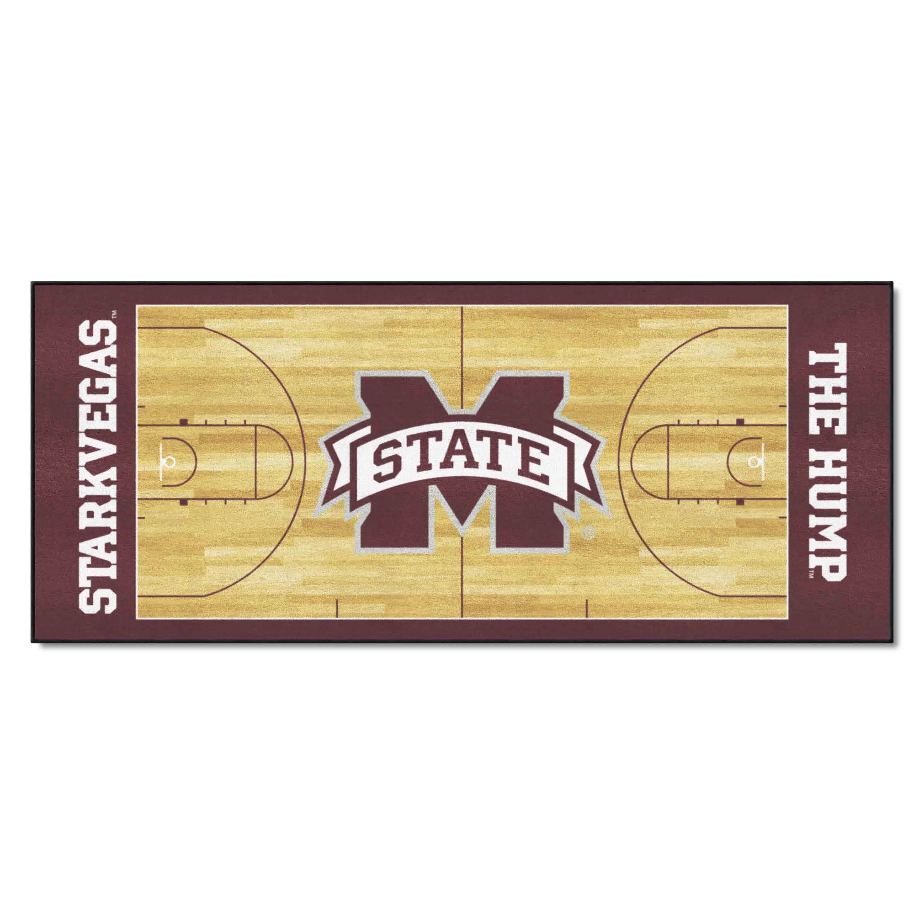 Mississippi State Bulldogs Court Runner Rug - 30in. x 72in.