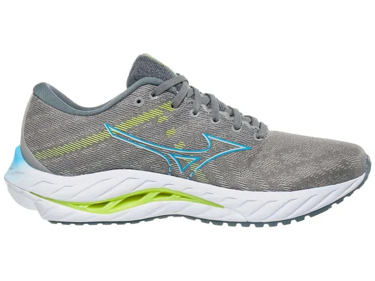 Mizuno | Wave Inspire 19 | Men's | Ghost Grey/Jet Blue