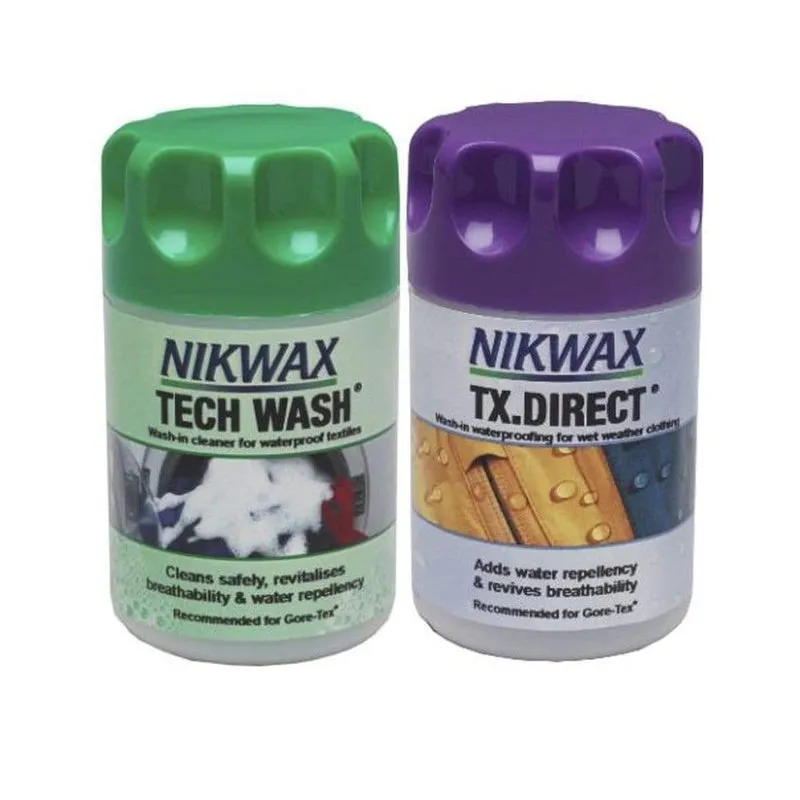 Nikwax Tech Wash/TX Direct Mini Pack