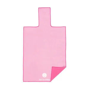 Non-Slip Pilates Reformer Towel | Pink 30.5" x 23"