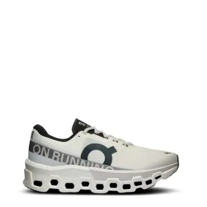 On Men's Cloudmonster 2 Sneaker in White/Frost