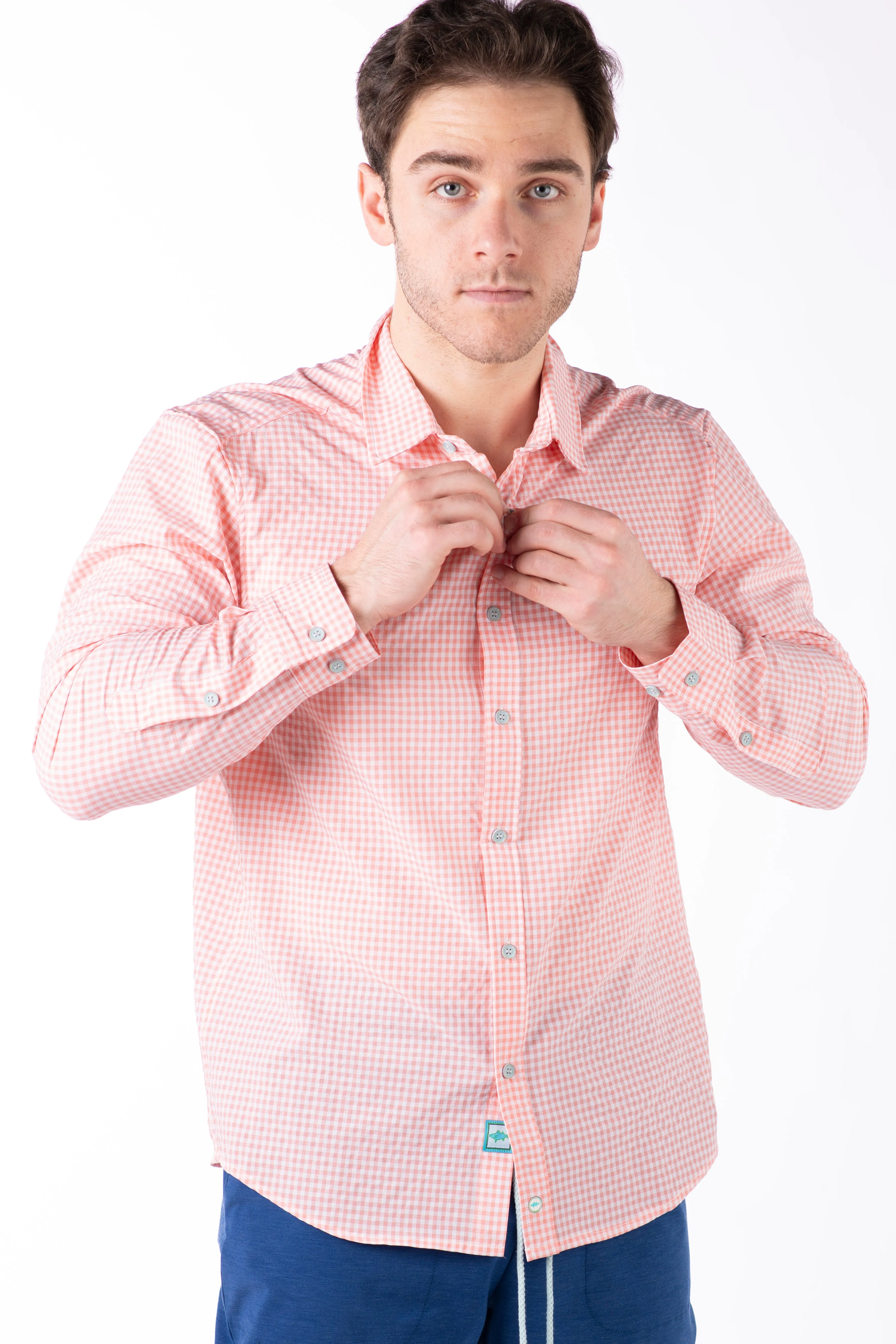 Performance Long Sleeve Button Down