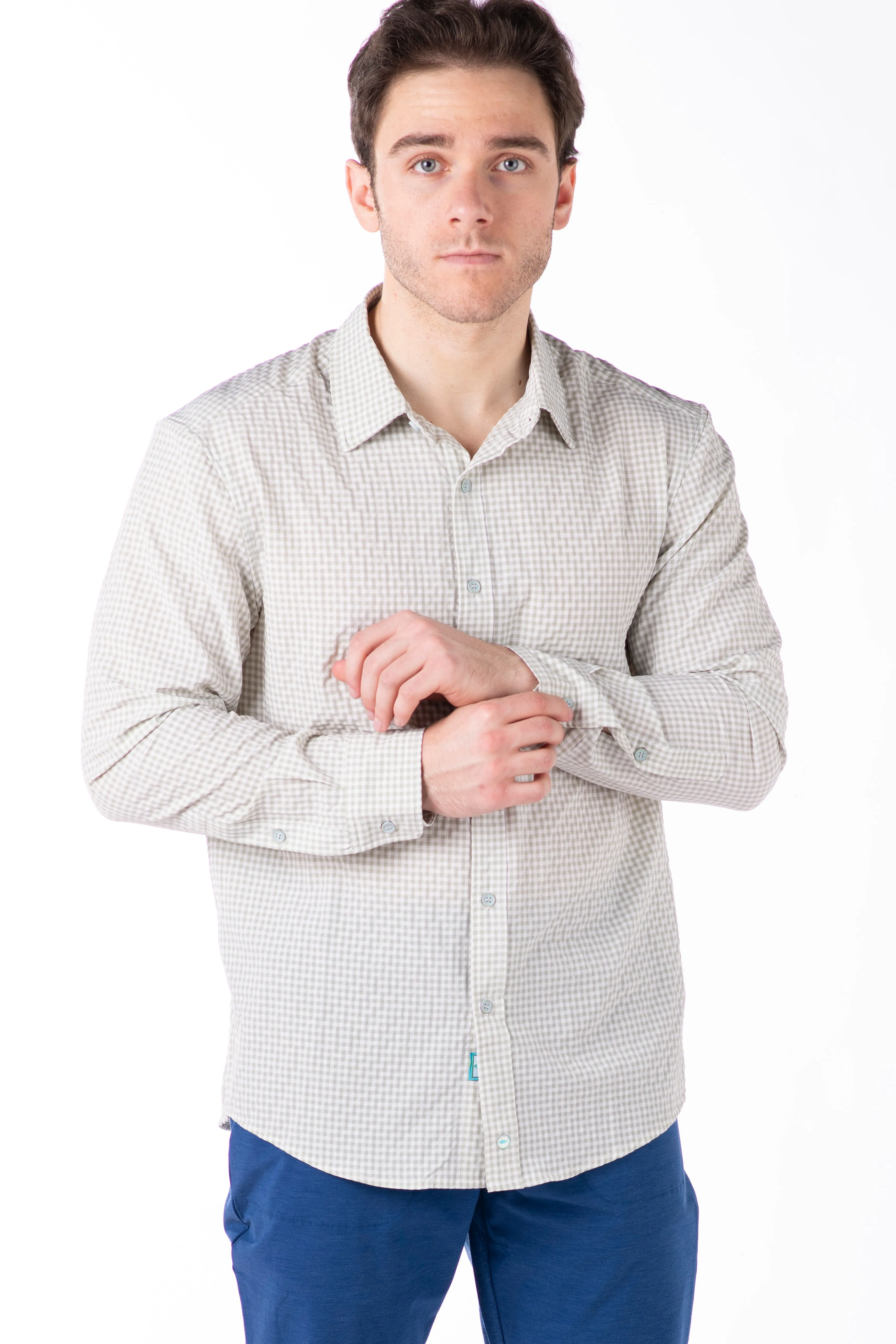 Performance Long Sleeve Button Down