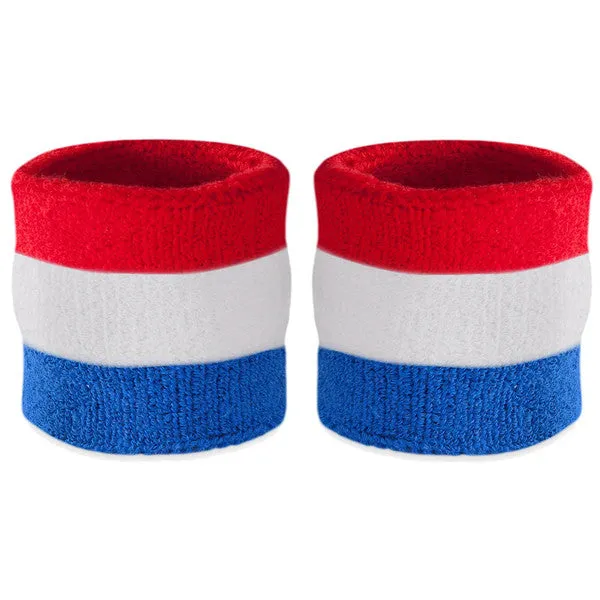 Premium Terry Cloth Cotton Wristband Pair