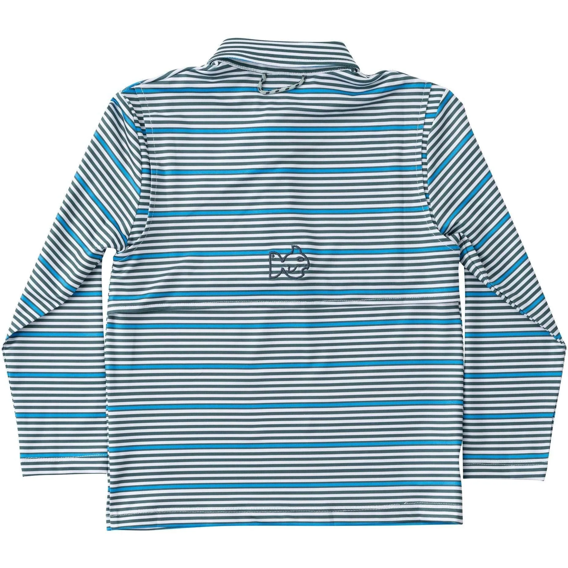 Pro Performance Polo- Posy Green Fishing Club Stripe