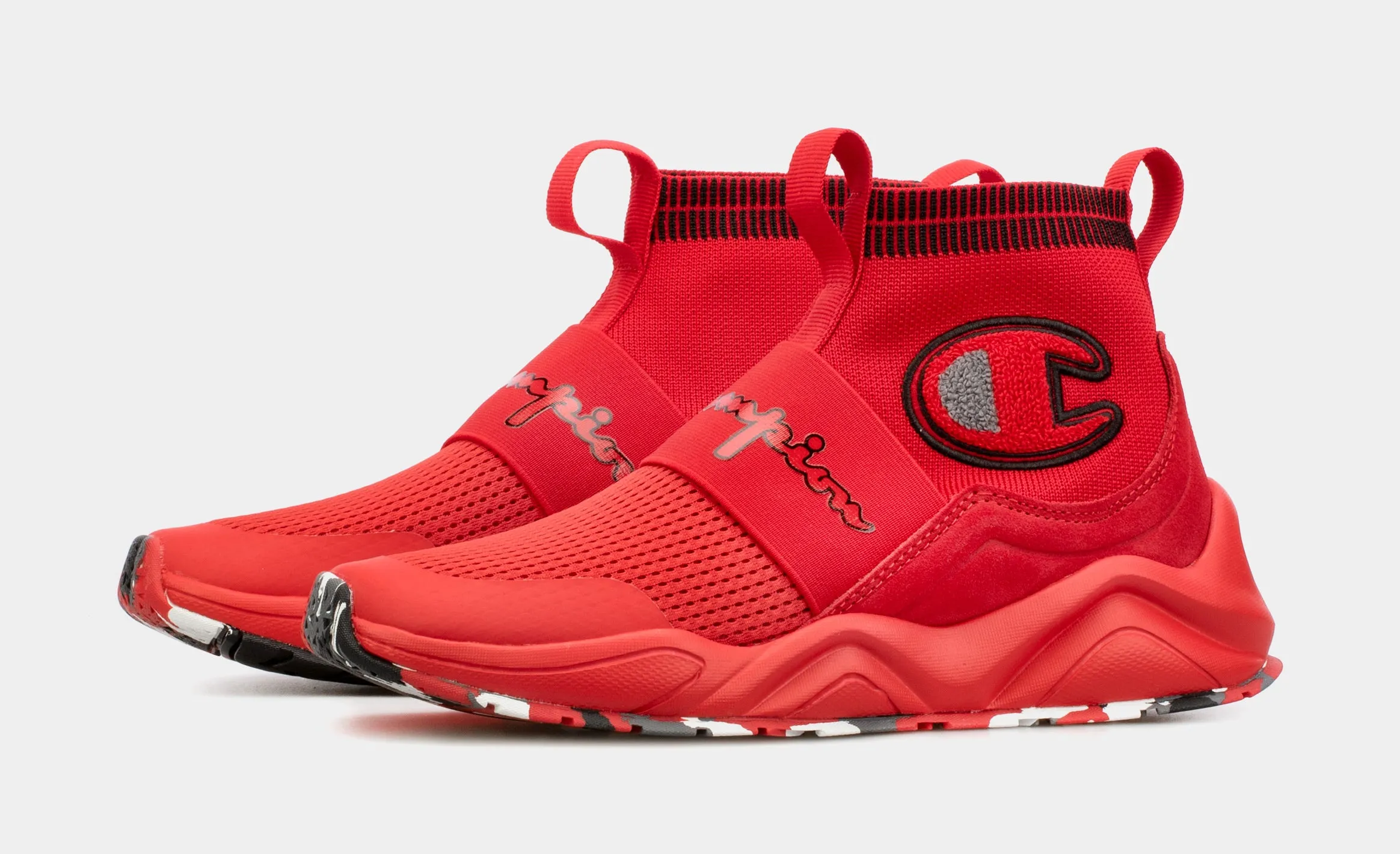 Rally Pro Grade School Lifestyle Shoes (Red)