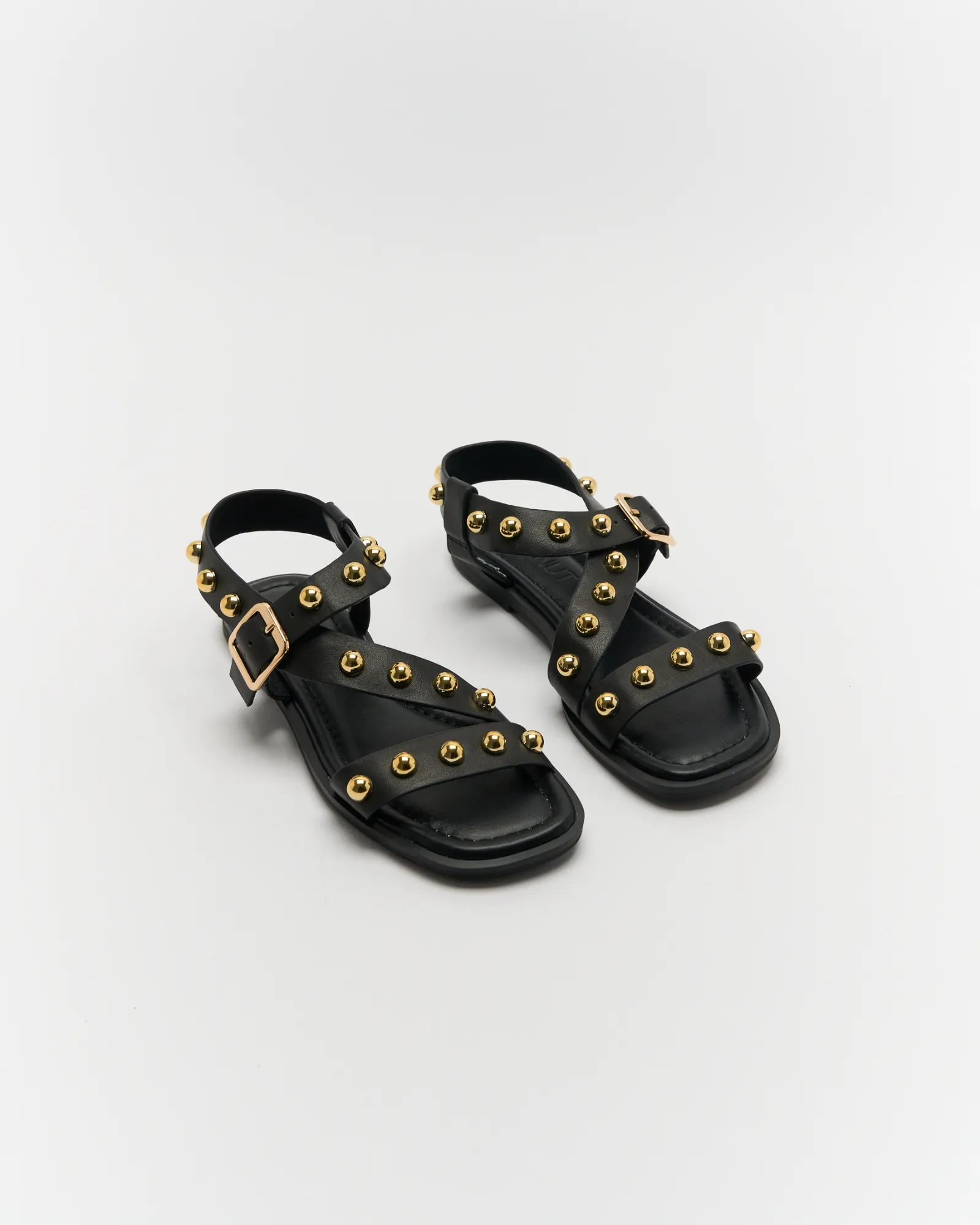 Reid Leather Sandal - Black