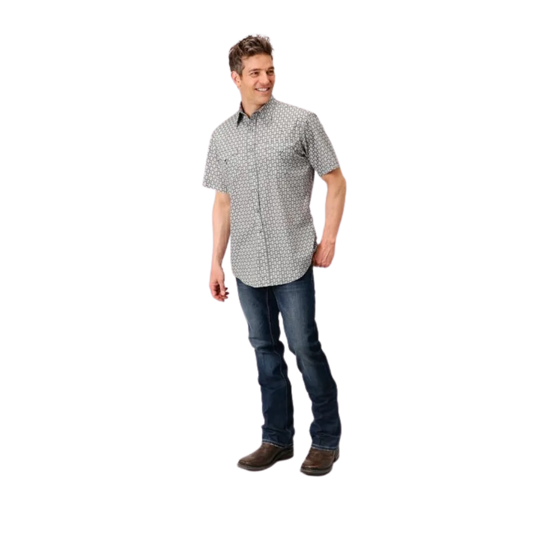 Roper Men's Performance Western Grey Shirt