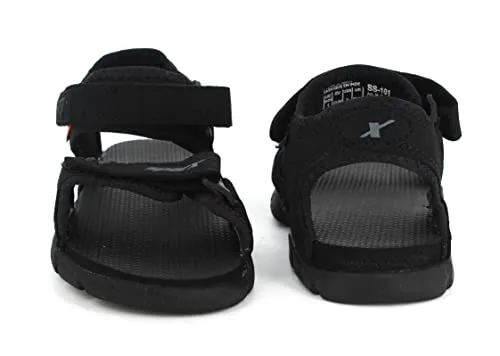 Sparx mens SS 101 | Latest, Daily Use, Stylish Floaters | Black Sport Sandal - 6 UK (SS 101)