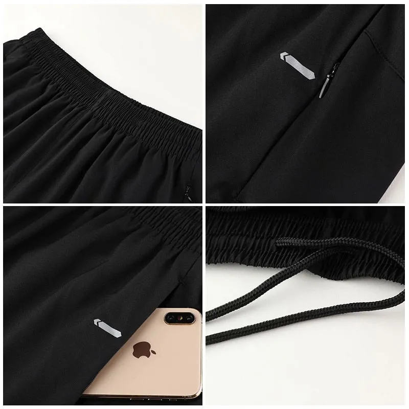 Summer Men sport Running Shorts Jogging Fitness Racing Shorts Basketball Football Training Track and field Shorts Athletics