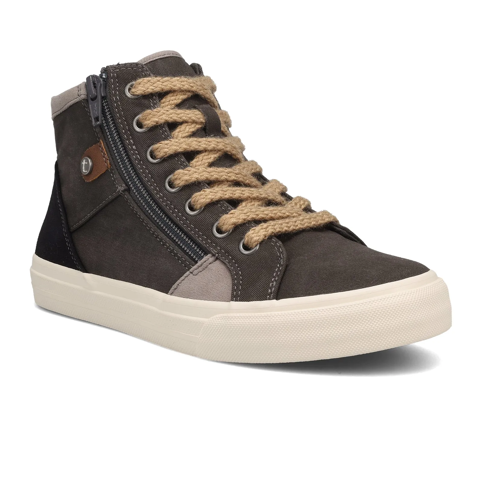 Taos Top Soul Mid Top Sneaker (Women) - Graphite/Black Distressed