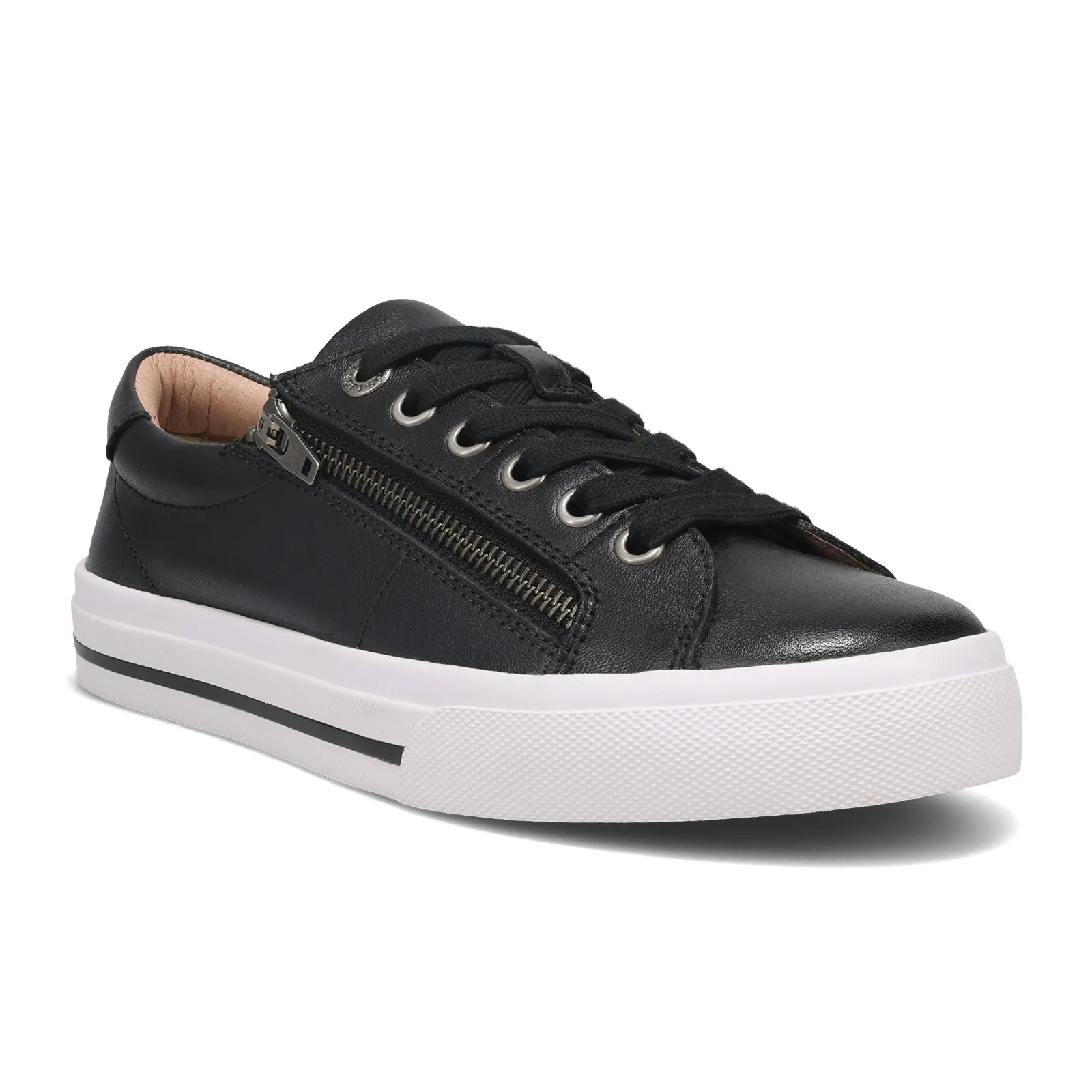 Taos Z Soul Lux Sneaker (Women) - Black Leather