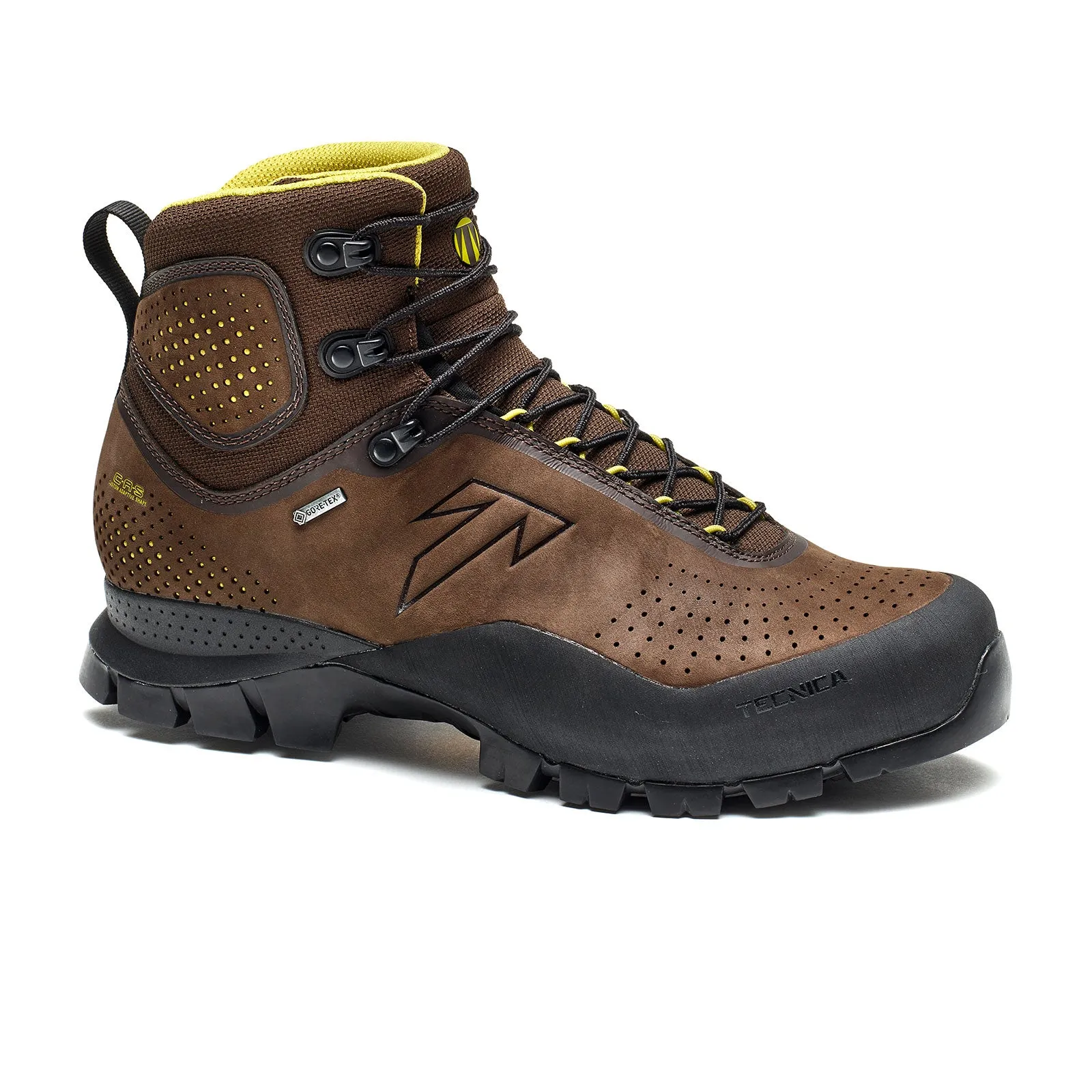 Tecnica Forge GTX Mid Hiking Boot (Men) - Coffee/Green