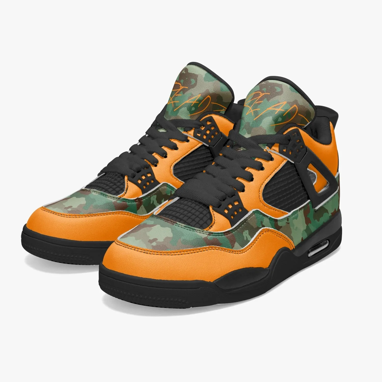 TREADZ Real Deal Basketball Sneakers -Camouflage with Black Sole