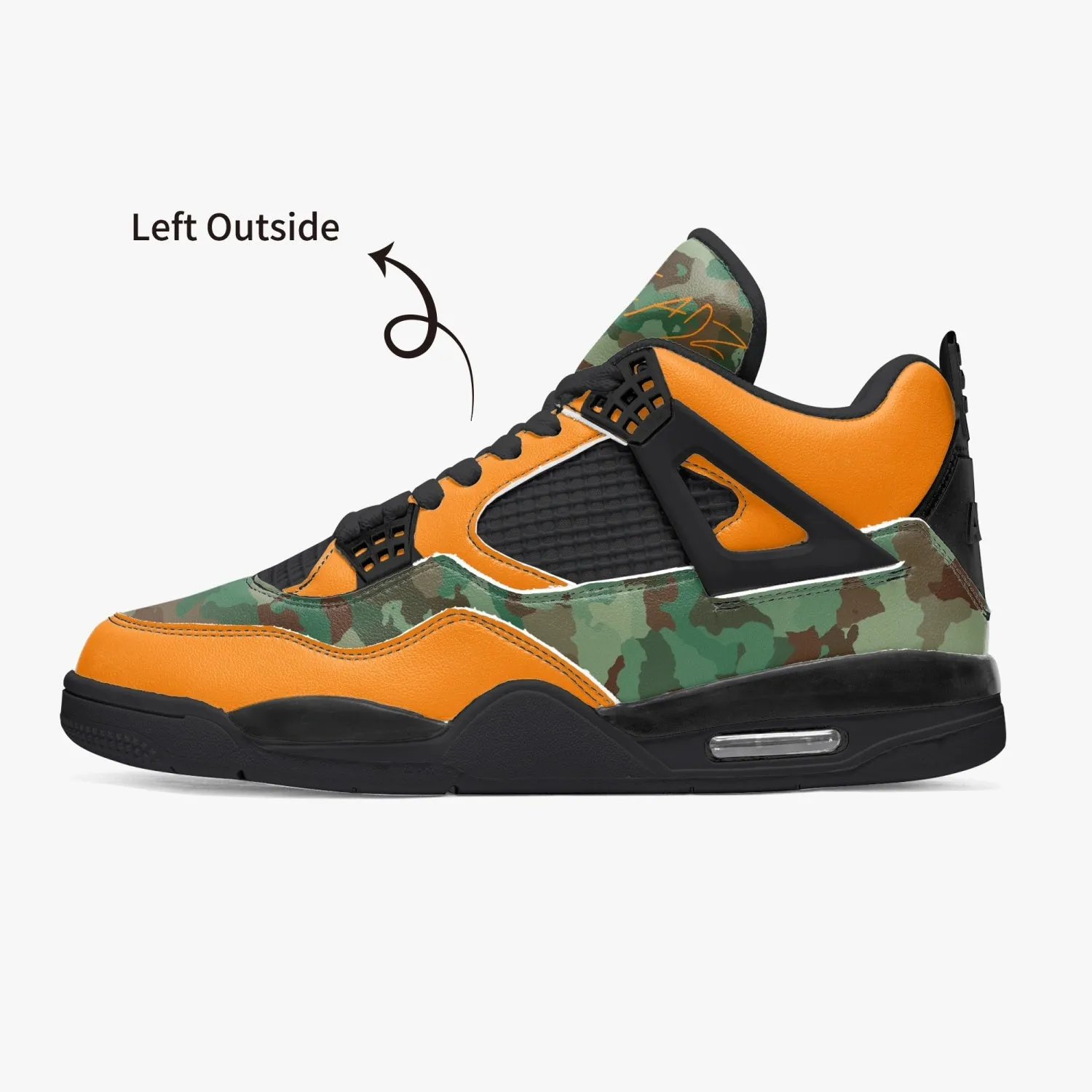 TREADZ Real Deal Basketball Sneakers -Camouflage with Black Sole