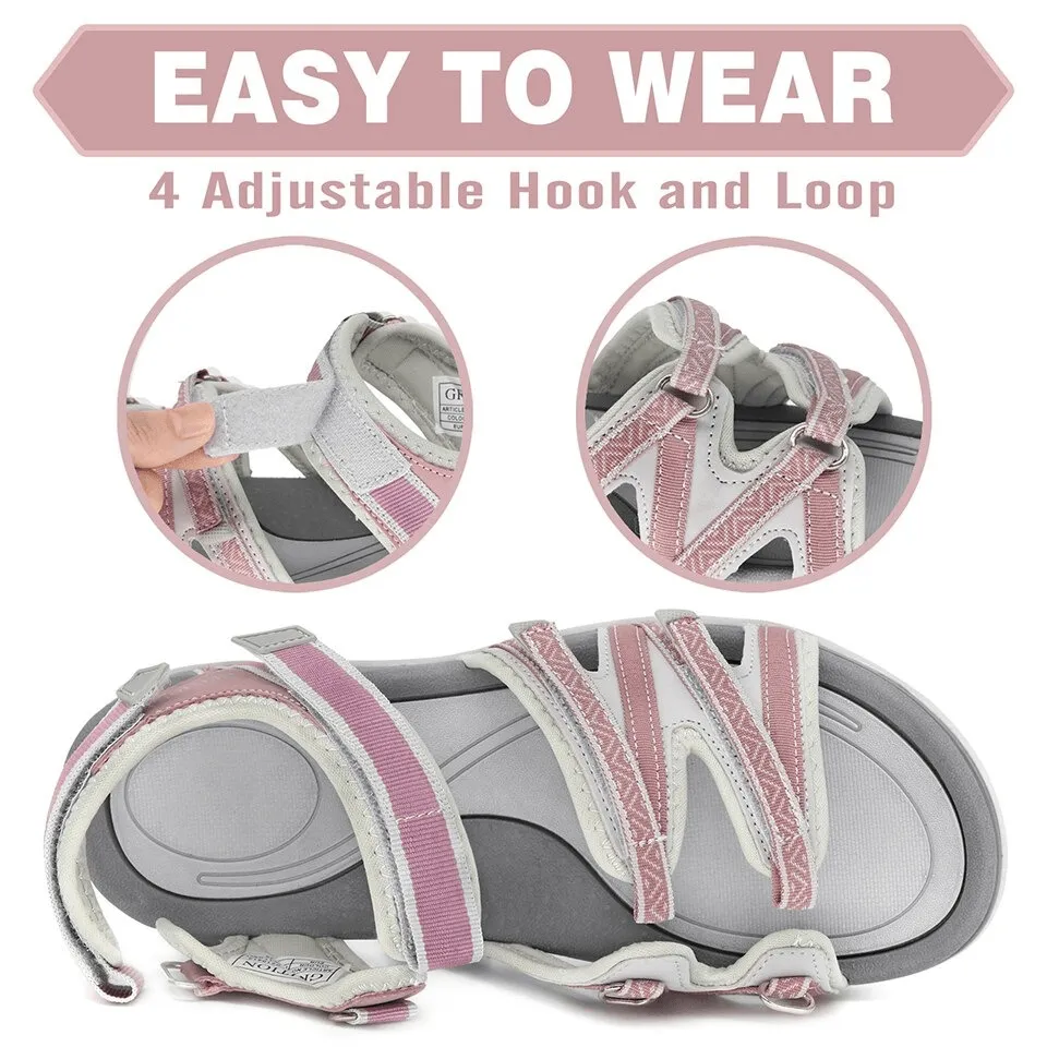 Trekking Non-Slip Women's Sandals with Adjustable Hooks - SF0317