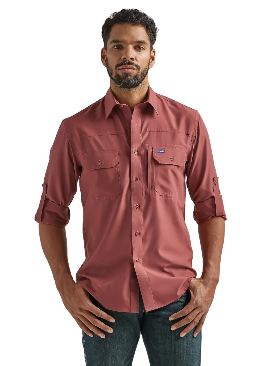 Wrangler Men's Performance Red Shirt